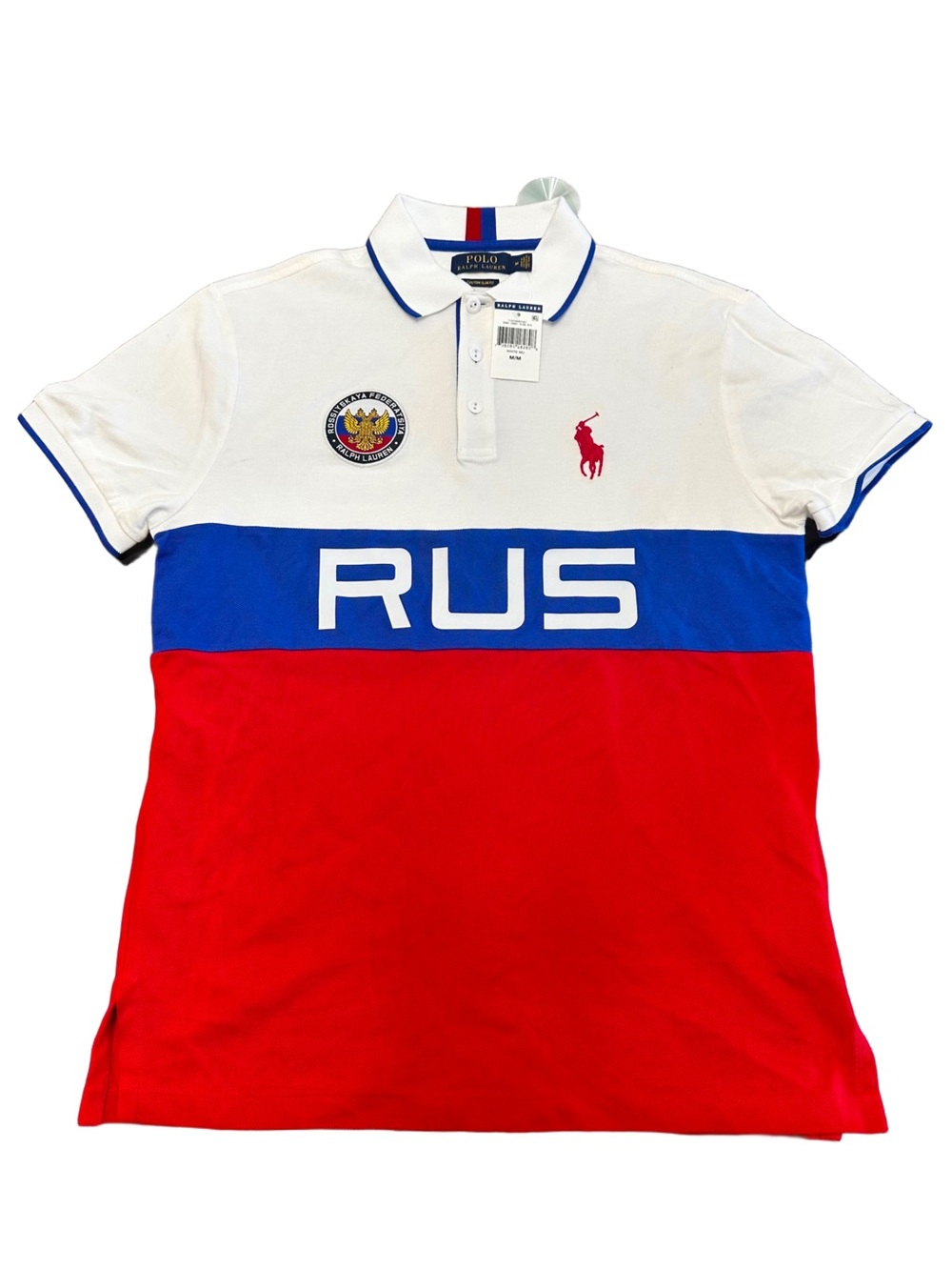 Polo by Ralph Lauren White/Blue/Red Russia